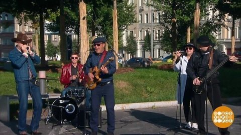 Группа «Блюз Бэнд Сергея Пахомова». Доброе утро. Фрагмент выпуска от 23.09.2020