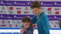 Екатерина Белова — Дмитрий Чигирев. Короткая программа. Пары. Юниоры. Москва. Кубок России по фигурному катанию 2020/21