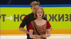Софья Карташова — Илья Карпов. Произвольный танец. Танцы на льду. Кубок России по фигурному катанию 2020/21