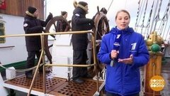 Барк "Седов". На штурвале. Доброе утро. Суббота. Фрагмент