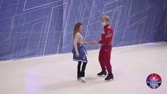 Вячеслав Чепурченко и Яна Хохлова. Тренировка. Ледниковый период 2020. Фрагмент