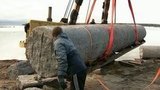 На дне Финского залива обнаружили две гигантские гранитные колонны