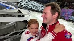 Ирина Пегова и Алексей Тихонов. Тренировка. Ледниковый период 2020. Фрагмент