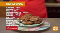 Мясные кексы от Марии Суровой. Доброе утро. Фрагмент