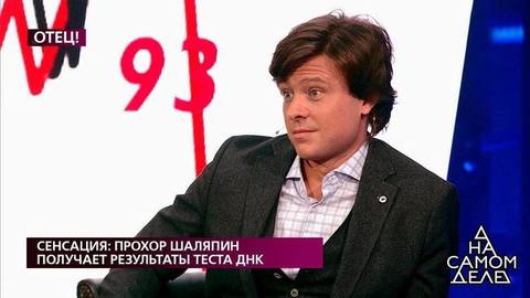 Сенсация: Прохор Шаляпин получает результаты теста ДНК. На самом деле. Драматичные моменты
