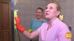 Чем отмыть душевую? Доброе утро. Фрагмент