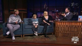 Продюсер Яна Рудковская и фигурист Евгений Плющенко о пополнении в семействе. Вечерний Ургант