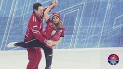 Ирина Пегова и Алексей Тихонов. Тренировка. Ледниковый период 2020. Фрагмент