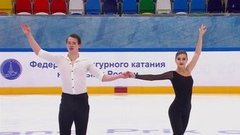 Анастасия Балабанова — Алексей Святченко. Короткая программа. Кубок России по фигурному катанию 2020/21