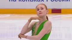 Елизавета Осокина. Короткая программа. Девушки. Кубок России по фигурному катанию 2020/21