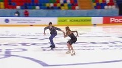 Арина Ушакова — Максим Некрасов. Произвольный танец. Кубок России по фигурному катанию 2020/21