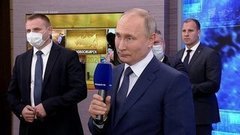 Блиц-опрос Владимира Путина: об отравлении Алексея Навального, деле Ивана Сафронова, увольнении Дмитрия Рогозина и новом локдауне