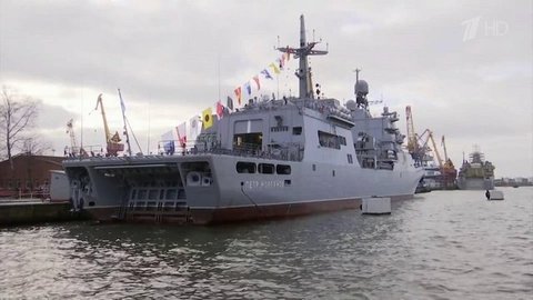 Морская мощь России приросла еще одним большим десантным кораблем