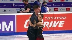 Анастасия Мишина — Александр Галлямов. Короткая программа. Чемпионат России по фигурному катанию 2021