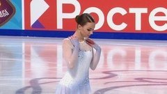 Елизавета Нугуманова. Произвольная программа. Чемпионат России по фигурному катанию 2021