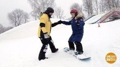 Горные лыжи против сноуборда. Доброе утро. Фрагмент