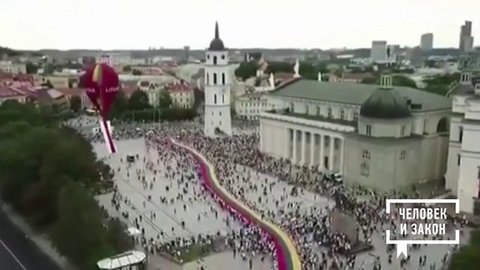 Трагические события у Вильнюсской телебашни. Человек и закон. Фрагмент