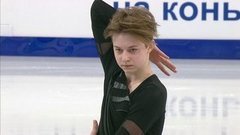 Александр Голубев. Короткая программа. Первенство России по фигурному катанию среди юниоров 2021
