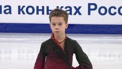 Кирилл Сарновский. Произвольная программа. Первенство России по фигурному катанию среди юниоров 2021