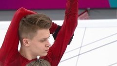 Евгений Семененко. Произвольная программа. Первенство России по фигурному катанию среди юниоров 2021