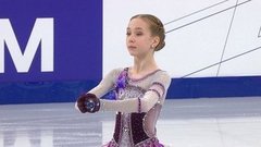 Елизавета Берестовская. Произвольная программа. Первенство России по фигурному катанию среди юниоров 2021