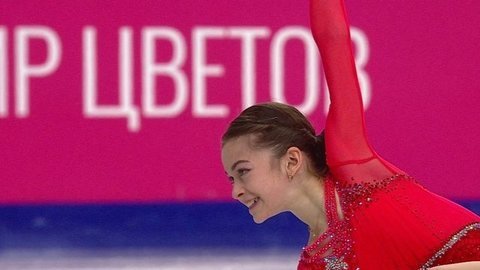 Аделия Петросян. Произвольная программа. Первенство России по фигурному катанию среди юниоров 2021