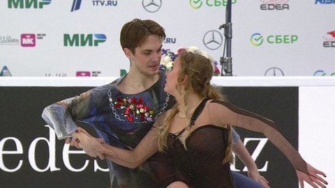 Арина Ушакова — Максим Некрасов. Произвольный танец. Первенство России по фигурному катанию среди юниоров 2021