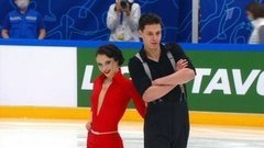 Аннабель Морозова — Андрей Багин. Ритм-танец. Кубок Первого канала по фигурному катанию 2021