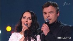 Валерия Ланская и Евгений Дятлов — «Белой акации гроздья душистые». Концерт ко Дню защитника Отечества. Фрагмент