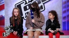 «Мы расстроились из-за того, что не прошли дальше». Валерия Боченкова и Анна Юркевич. Интервью после Поединков. Голос.Дети-8