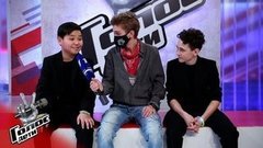 «Мы не расстраиваемся! У нас еще все впереди». Денис Кучер и Ай-Херел Шулуу. Интервью после Поединков. Голос.Дети-8