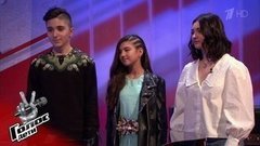 «Вы все вместе как ангелы», – перед Поединком Киры Гоголадзе, Габриэля Александрова и Дианы Вахибы. Голос.Дети-8. Фрагмент