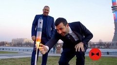 Трансляция запуска космического корабля с участием Дмитрия Рогозина. Вечерний Ургант