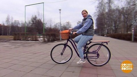 Был велосипед обычный, а стал городской. Доброе утро. Фрагмент