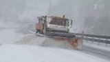 В Хорватии прошли сильные снегопады
