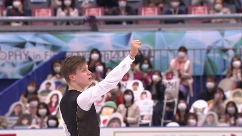 Евгений Семененко. Короткая программа. Командный чемпионат мира по фигурному катанию 2021
