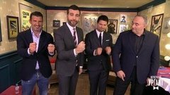 Луиш Фигу начинает программу своим фирменным жестом. Пролог. Вечерний Ургант