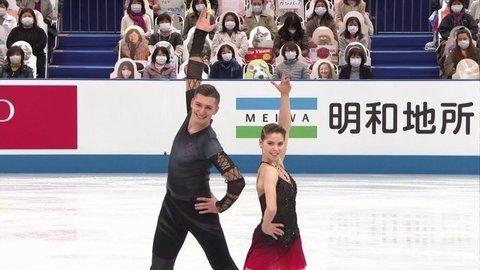 Анастасия Мишина — Александр Галлямов. Короткая программа. Командный чемпионат мира по фигурному катанию 2021