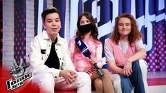 «Ради нашего номера Егор Крид не спал всю ночь». Ева Поклонская и Арсений Слесарев. Интервью после Поединков. Голос.Дети-8