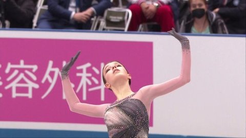 Анна Щербакова. Произвольная программа. Командный чемпионат мира по фигурному катанию 2021