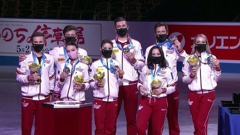 Сборная России впервые в истории выиграла командный Чемпионат мира по фигурному катанию