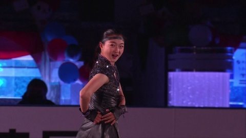 Каори Сакамото. Показательные выступления. Командный чемпионат мира по фигурному катанию 2021