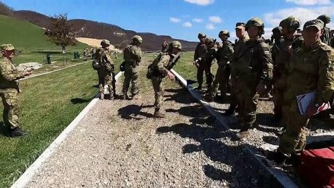 Команда Новосибирского военного института Росгвардии победила в «Гвардейском биатлоне»