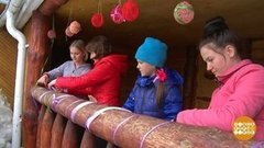 Украшаем дворы к Пасхе. Доброе утро. Суббота. Фрагмент