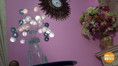 Светильник из гирлянды. Доброе утро. Фрагмент