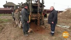 Скважина на даче. Бурим по правилам. Доброе утро. Фрагмент