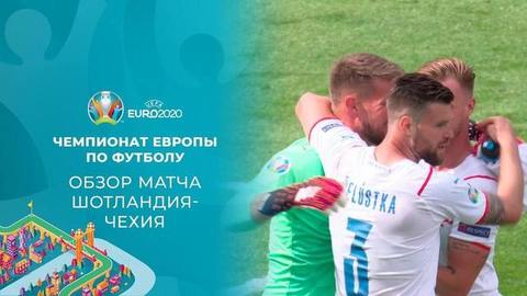 Шотландия — Чехия. Лучшие моменты. Чемпионат Европы по футболу 2020