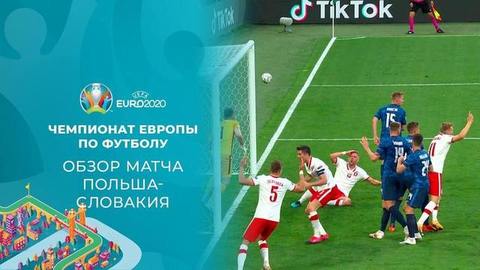 Польша — Словакия. Лучшие моменты. Чемпионат Европы по футболу 2020