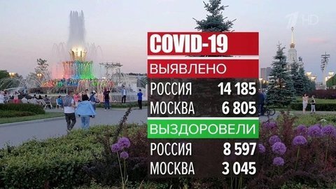 В России за сутки выявили 14 185 новых случаев коронавируса