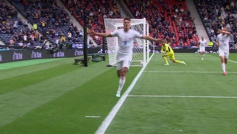 Матч Англия — Шотландия Чемпионата Европы по футболу UEFA EURO 2020 смотрите на Первом канале